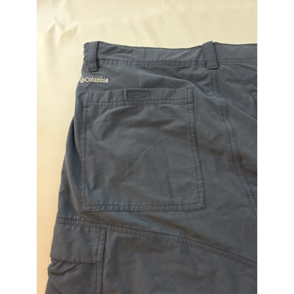 Columbia Shorts Mens 30 Grey Omni Shield Advanced Repellency Cargo Belted Hiking